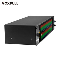 Ecualizador Gráfico de Metal de Alto Rendimiento y Alta Calidad Voxfull EQ888 con Sistema de Crossover de 31 Bandas para DJ Profesional