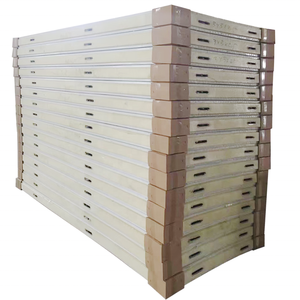 <span class=keywords><strong>Panneaux</strong></span> sandwich <span class=keywords><strong>isolants</strong></span> en <span class=keywords><strong>polyuréthane</strong></span> métallique pour chambre froide pour conteneurs de refroidissement/congélateur - Product Image 4