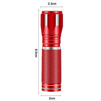 Portable Mini Torche Lumière Usb Rechargeable Led Lampe De Poche Stylo Lumière Petite Torche Led Avec La Taille De La Paume