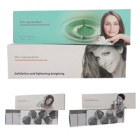 Appareil de beauté commercial à bulles d'oxygène, kit de capsules de gel pour massage et soin de la peau à domicile, hydratant, raffermissant, lissant, nettoyant, grand format