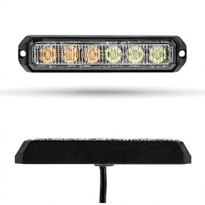 6 LED 12V 24V, lumière stroboscopique d'avertissement LED multicolore, lampe clignotante d'urgence pour la sécurité des voitures, camions et véhicules - Product Image 2