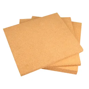 Fabrik preis Kunden spezifischer natürlicher Kork Hoch dichte dekorative Purify Formaldehyd Cork Board Sheet