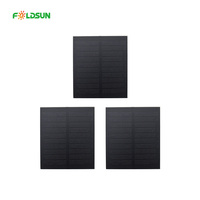 Chargeur solaire Foldsun personnalisé 1W 5W 3W PET MINI 5V Monocristallin PERC Haute Efficacité 22,9% CE ROHS pour l'extérieur
