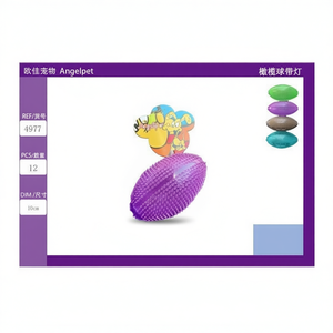 Pallone da Rugby Interattivo con Luci, Giocattolo per Animali Domestici con Movimento - Product Image 3