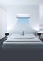 Climatisation centrale VRF à connexion brasée Gree, Midea et Haier, double ventilateur AVW-48, température ambiante élevée T3, mini VRF tropical