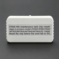 Réinitialiseur de puce rechargeable C9345 à utilisations illimitées, outil de réinitialisation de réservoir d'encre usagée pour imprimantes Epson séries L, séries ET, séries WF