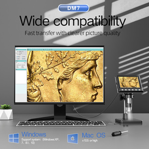 4.3インチスクリーン付きデジタルUSB電子顕微鏡 1000倍 工業用LED照明 - Product Image 3