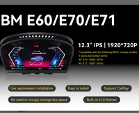 Panel Instrumen Digital untuk BMW E60 E70 E71 LCD Dashboard Speedometer Virtual Cockpit Retrofit Box Kit Gaya OEM 12.3 Inch