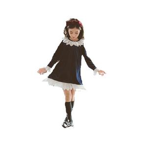 Nuevos Vestidos Modernos de Manga Larga de Terciopelo para Niñas, Ropa de Boutique al por Mayor para Niños del Mercado Chino - Product Image 1