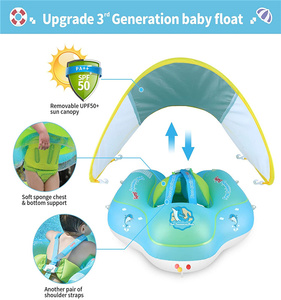 Nuevo Flotador de Natación para Bebés con Visera Solar, Flotador Inflable para Bebés, Anillo de Natación para Niños, Círculo de Baño para Piscina - Product Image 3