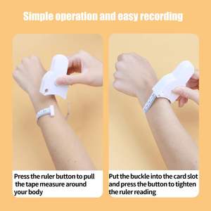เทปวัดร่างกาย 60 นิ้ว (150 ซม.) เทปวัดแบบยืดไสลด์อัตโนมัติสําหรับการวัดร่างกายและการลดน้ําหนัก - Product Image 5