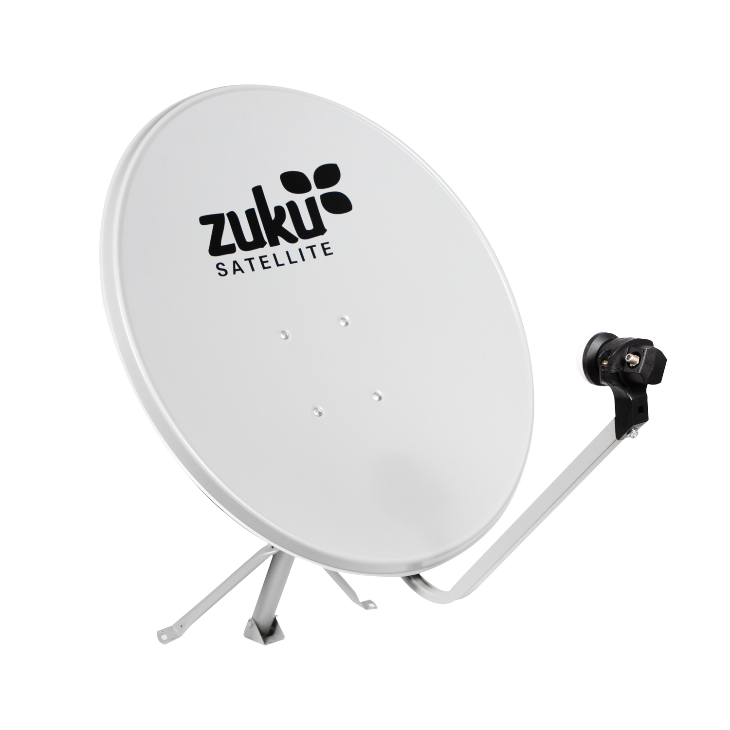 Zuku ケニア ポールマウント デジタル 60cm ディッシュアンテナ 衛星