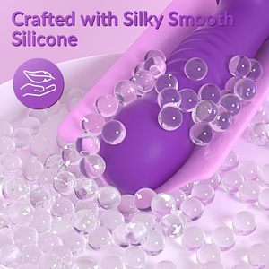 Sex toys pour femmes papillon vibrateur gode de poussée 2 en 1 clitoris G Spot stimulateur fournitures pour adultes télécommande Couple Sextoys - Product Image 4