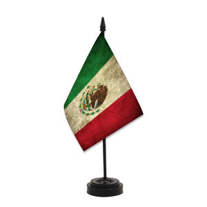День независимости Мексики настольный флаг 14x21 см с основанием для пресса праздничные украшения - Product Image 1