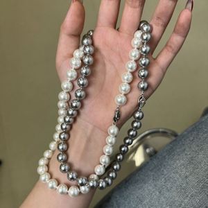 Collar de Perlas Redondas de 10 mm de Plata de Ley 925, Joyería Fina Elegante Dylam Charm, Accesorios de Uso Diario para Mujer - Product Image 4