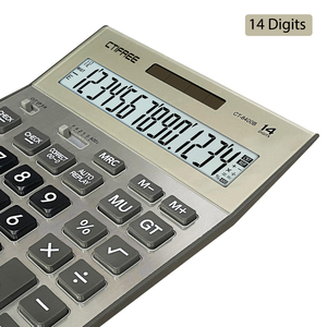 Máy Tính Năng Lượng Mặt Trời Powercalculadoreas CT-8400B Bán Buôn Máy Tính Để Bàn Máy Tính <span class=keywords><strong>12</strong></span> 14 Chữ Số Biểu Tượng Tùy Chỉnh Rose Gold Máy Tính Thiết Kế - Product Image 3