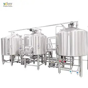 औद्योगिक स्टेनलेस स्टील बीयर पक उपकरण 1000l 1500l शराब की भठ्ठी उपकरण brewhouse