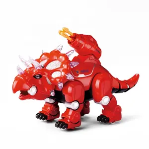 Universal BO Dinossauro Transformar Carro Brinquedo Plástico Unisex ABS 2 a 4 Anos, 5 a 7 Anos Luz & Som YIFAN Branco e Vermelho CN;GUA