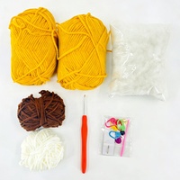 Nouvel ensemble d'accessoires pour sacs au crochet, jouets au crochet DIY, kit d'animaux en tricot et crochet faciles pour débutants
