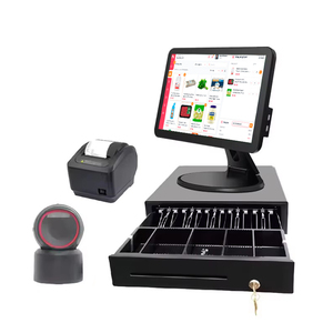 Terminal de Caja Registradora de 15.6 Pulgadas con Software, Impresora y PC Todo en Uno para Punto de Venta con Pantalla Única - Product Image 1
