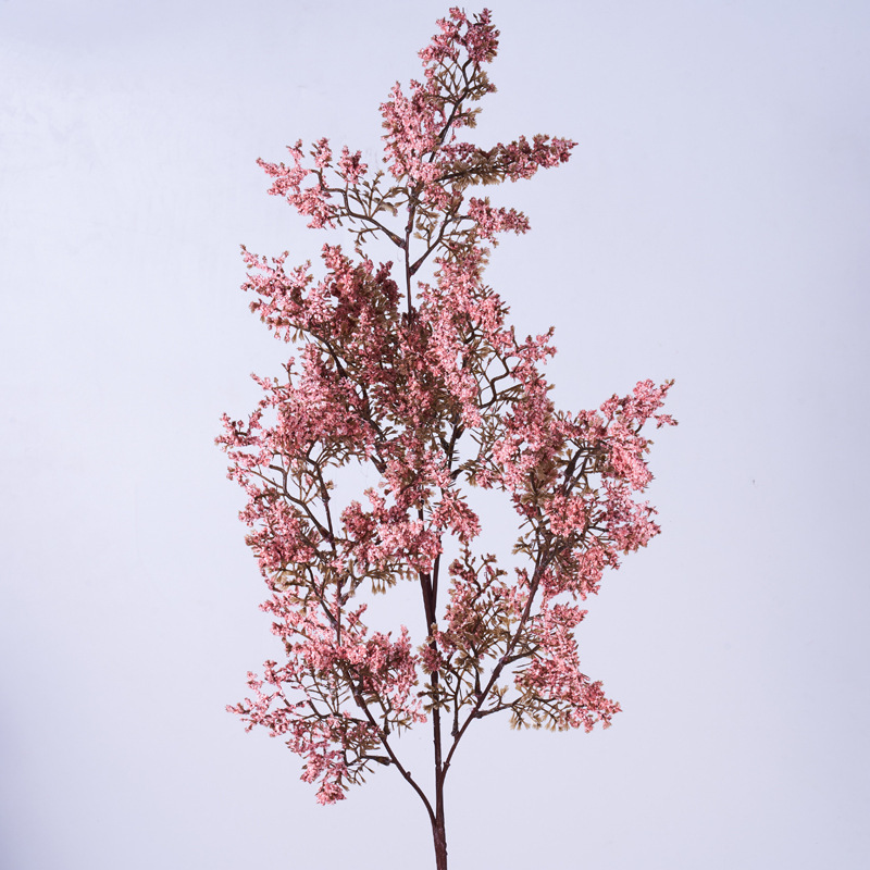 Oil painting withered branches-pink