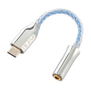 Adaptateur audio DAC de type C vers 2,5/3,5/4,4 mm plaqué argent, <span class=keywords><strong>amplificateur</strong></span> de casque portable Hi-Fi avec CX31993 - Product Image 1
