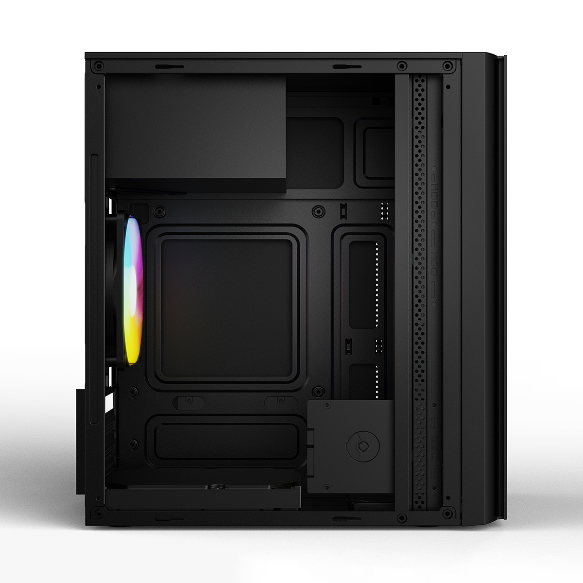 SOEYI Gaming Computer PC Case - Mid Tower with Metal Mesh
