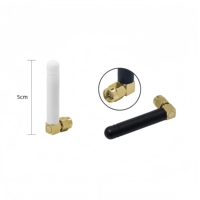 315MHz 433MHz 868MHz 915MHz 2,4 MHz G LTE 4G Wifi codo polaridad inversa RP SMA macho ángulo recto R/A Antena de varilla de goma de doble banda