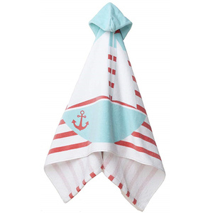 Telo da bagno a scialle in cotone per bambini - Product Image 1