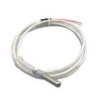 Thermistance PTC haute température Sonde en acier inoxydable Longueur 1000 mm Capteur de température multifonctionnel à trois fils Pt100