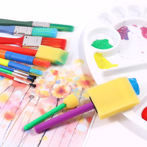 Juego de Pinceles de Pintura Multiusos FOSKA Art Materials, 11 Piezas, Pinceles de Acuarela de Pelo de Nailon y Lana Negra en <span class=keywords><strong>Diferentes</strong></span> Tamaños y Formas - Product Image 6