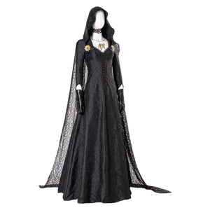 Disfraz de Cosplay Personalizado de Alcina Dimitrescu de <span class=keywords><strong>Resident</strong></span> <span class=keywords><strong>Evil</strong></span> <span class=keywords><strong>8</strong></span> para Halloween, Disfraces de Película para Adultos para Eventos y Actuaciones - Product Image 4