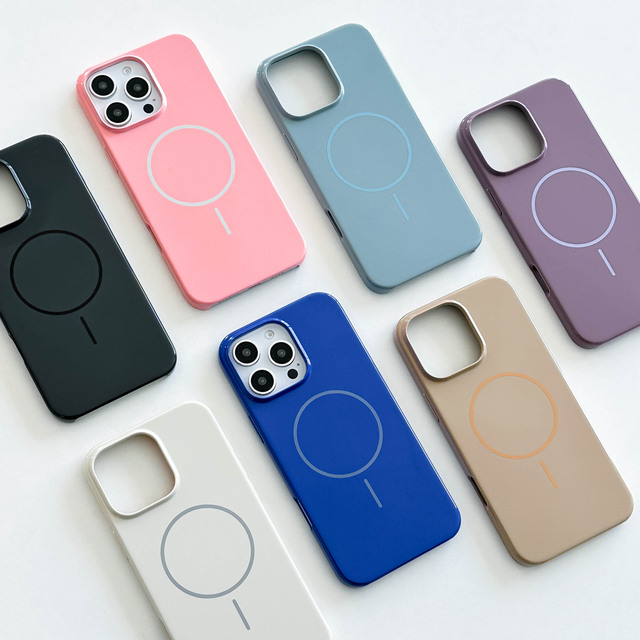For iPhone Original Series Wireless Charging PC Phone Case for iPhone 17 Pro Max Magnetic Phone Accessories for iPhone 17 Pro