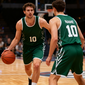 Nuevo diseño Jersey baloncesto personalizado transpirable Color verde baloncesto uniforme personalizado baloncesto Jersey conjunto - Product Image 1