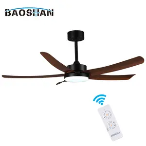 ZHONGSHAN fornitore all'ingrosso 42 pollici 5 pale telecomando ventilatore da soffitto moderno con luce