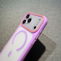 Coque de téléphone magnétique transparente antichoc avec protection d'objectif anti-jaunissement pour iPhone 18 Pro Max 17 Pro