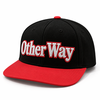 Topi Snapback Berkualitas Tinggi OEM Flat Bill 6 Panel Gorras Desain Logo Kustom Bordir 3D untuk Pria, Cocok untuk Hip Hop