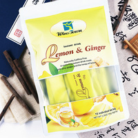 Winstown Thé au gingembre et au citron avec miel et riche en vitamine C 10g * 15 Sachets/sachet