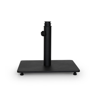 JH-Mech Socle de parasol de terrasse extérieur en acier épais renforcé, avec tige haute et processus anti-rouille