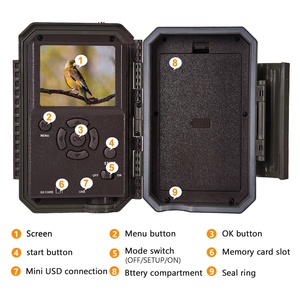 Caméra de chasse LUGER 64MP <span class=keywords><strong>WIFI</strong></span> avec LED 940nm sans flash, paramètres via application pour la sécurité du jardin et la chasse - Product Image 2