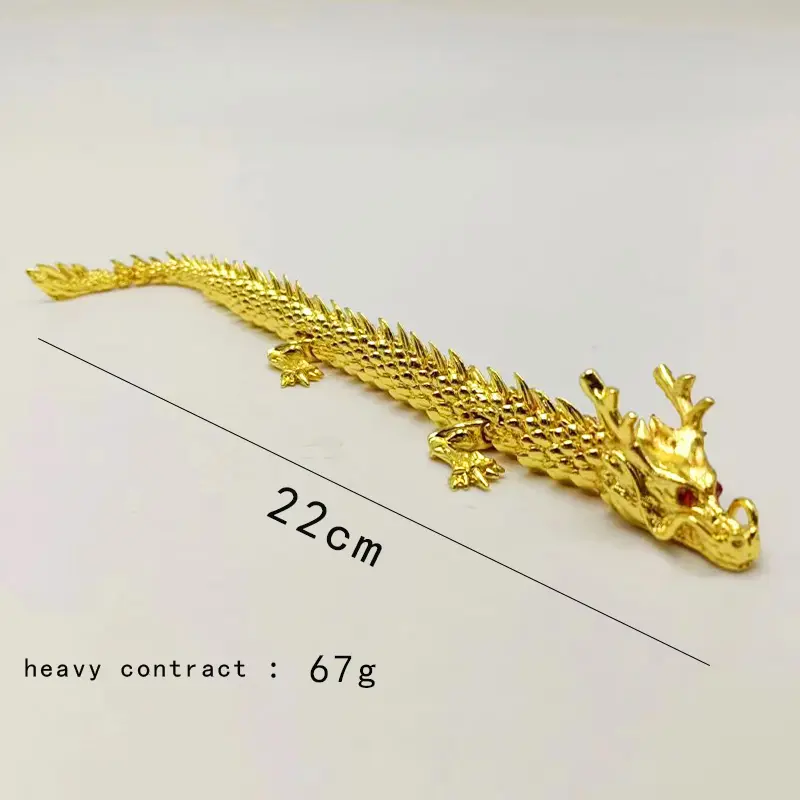 Usine vente directe placage 3D mobile Dragon chinois Dragon cuivre artisanat produit bureau Table décoration cadeau