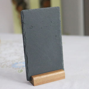 Tableau noir, pour Bar de Restaurant avec Logo personnalisé, Mini tableau noir, <span class=keywords><strong>Menu</strong></span> en bois et en <span class=keywords><strong>ardoise</strong></span> - Product Image 6