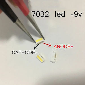 100pcs FOR <strong>repair</strong> LCD TV LED backlight <strong>Article</strong> lamp SMD LEDs Side shine 9V 7032 Cold white light emitting diode lumens - Product Image 3