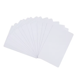 Alta calidad personalizable 85,5*54*8mm <span class=keywords><strong>tarjeta</strong></span> inteligente IC/ID PVC blanco <span class=keywords><strong>tarjeta</strong></span> en blanco para transporte Finanzas Hotel pago NFC RFID - Product Image 1