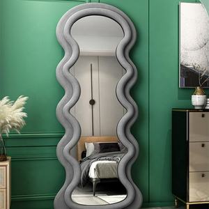 Vente d'usine, <span class=keywords><strong>miroir</strong></span> mural de grande taille de haute qualité, <span class=keywords><strong>miroir</strong></span> de chambre à coucher, <span class=keywords><strong>miroir</strong></span> mural ondulé, <span class=keywords><strong>miroir</strong></span> de corps entier, <span class=keywords><strong>miroir</strong></span> mural debout, <span class=keywords><strong>miroir</strong></span> mural irrégulier encadré - Product Image 2