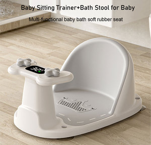 Chaise de bain pliante portable pour enfants <span class=keywords><strong>avec</strong></span> thermomètre Support de <span class=keywords><strong>baignoire</strong></span> stable anti-dérapant Siège de bain pour bébé nouveau-né - Product Image 3