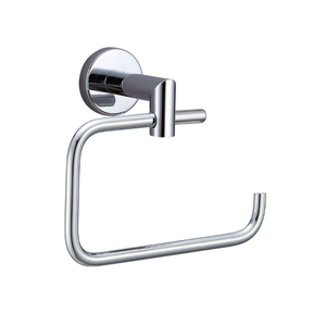 Porte-rouleau de papier toilette mural moderne, base en alliage de zinc chromé, rouleau en fer, couvercle en acier inoxydable SS304 pour salle de bain - Product Image 6