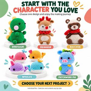 Mascota de Marca, Animal de Ganchillo Hecho a Mano, Amigurumi, Personaje Personalizado, Identidad de Empresa, Prototipo de Logotipo, Creación de Marca Privada - Product Image 4