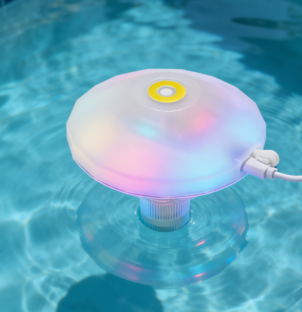 Waterproof Floating LED Pool Light with 7 Color Changing Modes for Night Swimming and Parties