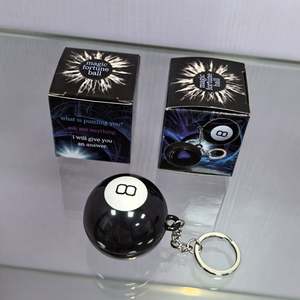 Llavero de Juguete con Bolas Mágicas Redondas para Niños, Promocional, para Predicción de Respuestas y Decisión - Product Image 5